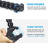 Jaws Flex Clamp Mount Gooseneck Clip Mount Compatible with GoPro Hero 13, 12, 11, 10, 9, 8, 7, 6, 5, 4, Session, 3+, 3, 2, 1, Max, Hero (2018), Fu...