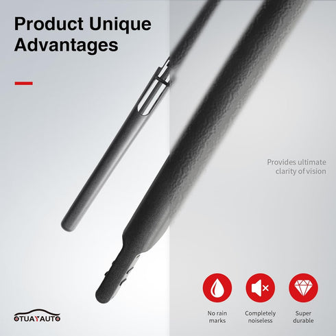 OTUAYAUTO Rear Wiper Arm Blade Set - Replacement for Volvo XC90 2003-2006 - OE: 8659502...