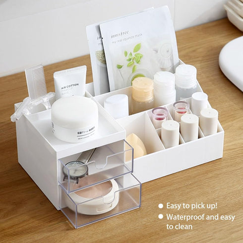 Desk Organizers Pencil Holder?10 Compartments+2 Drawer, Pen Holder Storage for Office, Home, School, Classroom Accessories, Organization and Stora...