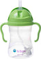 box Sippy Cup with Weighted Straw. Drink from any Angle, Leak Proof, Spill Proof, Easy Grip. BPA Free. For Babies 6m+ to Toddlers (Apple, 8oz)...