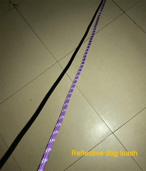 Long Rope Dog Leash for Dog Training 12FT 20FT 30FT 50FT, Reflective Threads Dog Cat Leashes Tie-Out Check Cord Recall Training Agility Lead for L...