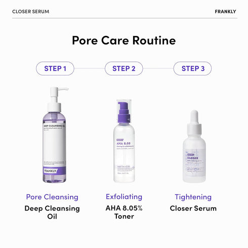 Frankly Closer Serum - 9 Peptides & Vegan Collagen, Pore Minimizer & Anti-Aging, Dewy Skin Hydrator, EWG Green, Non-Sticky, Derm-Tested, 2.03 fl. ...