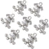 MegaPet 20pcs Antique Silver Dog Pendants Charms Doggy Animal Pet Collar Charms DIY Accessories for Bracelets Necklace Earring Jewelry Gifts for A...