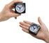 Peakeep Ultra Small, Battery Travel Alarm Clock with Snooze and Light, Silent with No Ticking Analog Quartz (Black)...