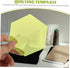 4pcs Tool Hexagon Shaped Quilting Template Sewing Templates Shaped Templates Quilting Handwork Sewing Crafts Template Clothing Template Rulers Acr...