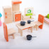 Dollhouse Kitchen Cookware Set, 4Pcs Miniature Metal Pots and Pans Dollhouse Decoration Accessories Kitchen Accessories Party Supplies for Dollhou...