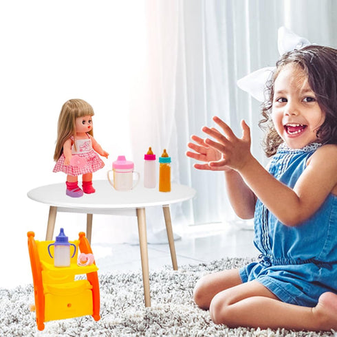 Baby Doll Accessories Toys Baby Doll Magic Bottles Disappearing Bottles with Pacifier for 3 4 5 6 Years Old Girls Boys Playset (Samll Set(for 8-12...