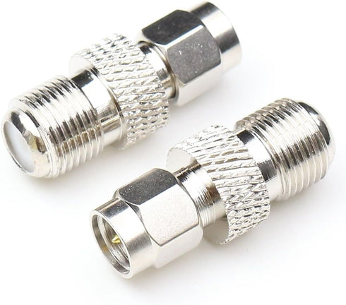 SMA Male to F Female Connector, SMA to F type Coax Adapter 2Packs...