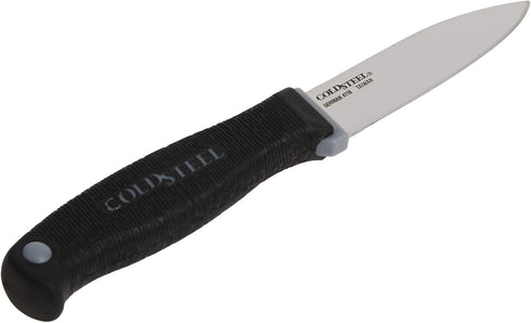 Cold Steel Paring Knife | Compact Lightweight Durable Cryo-Quenched German 4116 Stainless Steel Fixed Blade Knife with Ergonomic Kray-Ex Handle | ...