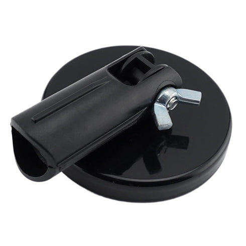 Magnetic Pick-Up Tool Attachment, 3.20" Diameter, 0.440" Thick Magnet Assembly with Acme-Threaded Attachment for Standard Broom Handle, 65 Pounds ...