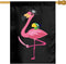 Pirate Flamingo Garden Flag 28 X 40 In Outdoor Outside Mini Yard Flag House Flags Farmhouse Sign For Home Garden Decoration...