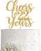 Gold Glitter Cheers to 22 years cake topper, Gold Happy 22nd Birthday Cake Topper, Birthday Party Decorations, Supplies...
