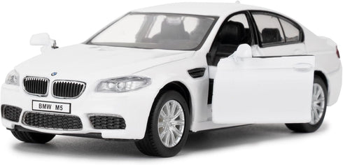 Die-casting Alloy Toy Car, 1/36 Scale BMW M5 Model Car, Toy Car with Pull Back Function, Suitable for Collecting Decorative Model Toys, Car Gift f...
