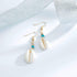 Olbye Cowrie Shell Earrings Turquoise Gold Earrings for Women Boho Earring Body Jewelry...