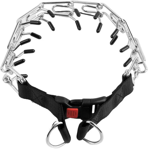 CBBPET Dog Prong Collar, Adjustable Dog Training Collar with Quick Release Buckle for Small Medium Large Dogs...