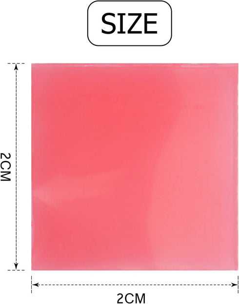 100pcs 2 * 2cm Diamond Painting Glue Clay Diamond Paiting Cement DIY Cross-Stitch Embroidery Tools, Red...