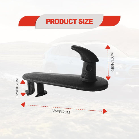 4 Pieces Car Floor Mat Clamp Carpet Fastening Cargo Fasteners Compatible with Toyota Lexus, Cargo Mat Clip Accessories Black...