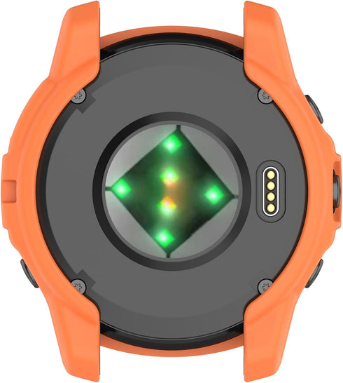 3 Pack Smartwatch Case Compatible with Garmin Fenix 7S Solar / 7S / 7S Sapphire Solar Watch Silicone Shockproof Bumper Protective Case (Black+Gree...