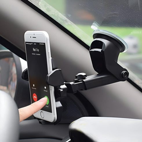 Phone Holders for Car Windshield/Dashboard with One Touch Technology Phone Stand, Air Vent Cell Phone Car Mount, Universal Automobile Cradle Fit f...
