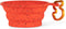 The Dodo Collapsible Dog Bowl, Red; Travel Dog Bowl That Folds Flat and Clips with Carabiner for Easy Storage and Carry...