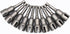 10PCS Power Wing Nut Driver, 1/4 Inch Hex Shank Slot Wing Nut Drill Bit Socket Wrenches Tool for Panel Nuts Screws Eye Q-Hanger C Hook Bolt...