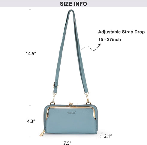 Montana West Crossbody Cell Phone Purse for Women Western Style Cellphone Wallet Bag Travel Size With Strap...