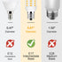 Kei d28k 4w Kel2812 Freezer Bulb Kei d28m kel 2815 ac100-265v 3.8w Refrigerator Light Bulb, E17 Intermediate Base LED Bulb Fit for Kenmore Refrige...