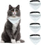 Dog Bandana Collar, 4 PCS White Triangle Dog Bandana with Adjustable Buckle Sublimation Blank DIY Dog Bandanas for Dogs and Cats, S...