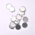 20pcs Stainless Steel Pendant Trays for Jewelry Making Finding Round Bezel 30x30mm...