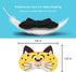HYCLES Sleep Mask for Kids Sleeping Eye Cover Cute Cartoon Animal Funny 3 Pcs Blindfold Eyeshade for Men Women Plane Travel Game Nap Night Sleepin...