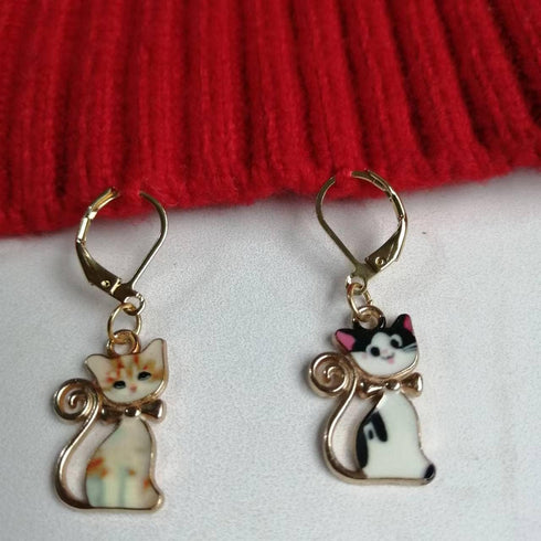6pcs Cat Crochet Removable Locking Stitch Markers for Knitting and Crocheting Cute Metal Charms Great Gift Knitting Supplier...