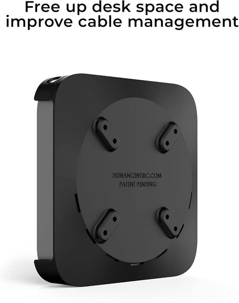 HumanCentric Mount compatible with Mac Mini, Custom Mac Mini Mount, Wall Mount, Rack Mount, Mac Mini Under Desk Mount, Mac Mini Mount Behind Monit...