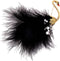 Vintage Feather Swan Brooch Pin for Women Girls Fashion Shell Pearls Black Animal Bird Brooches Lapel Pins Cute Dress Accessories Birthday Hallowe...