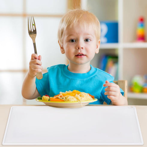 Translucent Baking Mats for Kitchen Counter-Food Grade Kids Dinner Table Placemat Silicone Mats for Crafts Non-Slip Countertop Protector Mat with ...