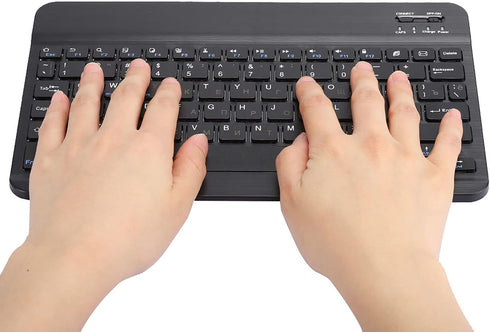Cyrillic Keyboard Keyboard to Attach to Tablet Black Russian 10.1 Slim Ultra Wide 80?Key Keyboard Bluetooth 3.0 for for Ios Win...