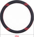 eing Steering Wheel Cover for Car,Truck, SUV and More, Universal 15 inch, Anti-Slip,Sporty and Soft - Black&Red Wine...