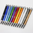Stylish quality metal ballpoint Pens, black ink, soft writing experience (Multiple body colours (13 colours per pack))...