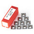 14mm Square Carbide Inserts Cutters Knives Blades with Radius 14×14×2.0mm-R150-30°for Woodworking Spiral/Helical Planer Cutter Head or Lathe Turni...
