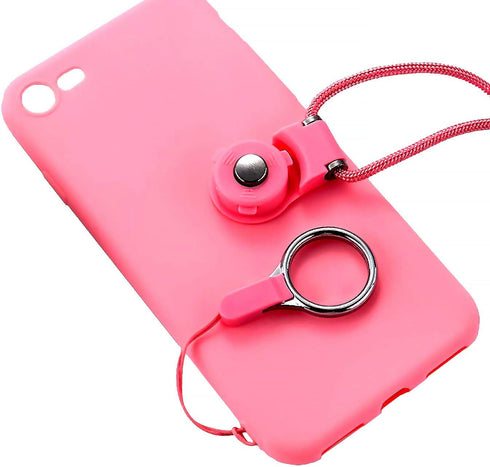 4Pack Cell Phone Neck Lanyard Strap, Universal Smartphone Strap 14.6" Nylon Necklace rope,Wrist,Key chain Charms...