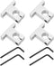 uxcell 4pcs SK12 Aluminum Linear Rod Rail Shaft Support for 12mm Diameter Shaft, Linear Motion Rail Guides Mounting Bracket for CNC Machine, 3D Pr...