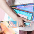 2 PCS A5 Rainbow Soft PVC Notebook Cover, Refillable Paper PVC Binder, Loose Leaf Personal Planner Binder (2 Rainbow)...