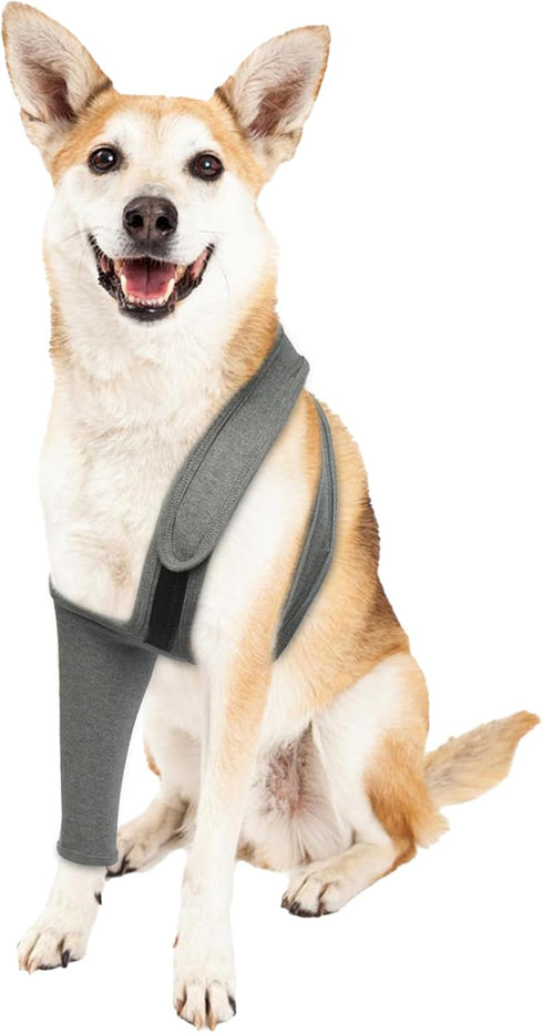 ROZKITCH Dog Surgery Recovery Sleeve Front Right Left Leg, Pet Prevent Licking Wound Elbow Brace Protector, Dog Recovery Suit Cone Collar Alternat...