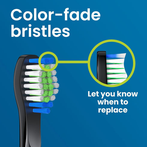 Replacement Toothbrush Heads 10 Pack Compatible with Bitvae Daily D2 Rechargeable Toothbrush, for D2 Toothbrush Heads Refills, Black...