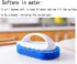 Sponge Brush Home Kitchen Powerful Decontamination Cleaning Brush Bathtub Brush (3pc,Sponge Brushes-Blue)...