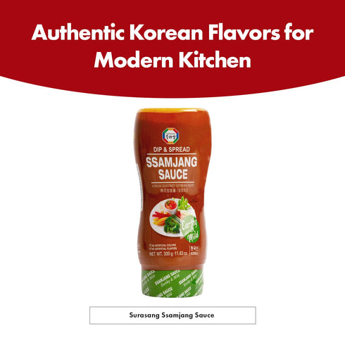 Surasang Ssamjang Sauce, Earthy and Mild Flavor, 11.63 Oz...
