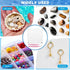 36 Grids Acrylic Magnetic Seashell Display Box, Advantageouse Acrylic Magnetic Seashell Display Box, Clear Seashell Storage Box, for Bead, Nail, J...