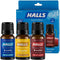 Halls Breathe Essential Oil Variety Pack – Mentho-Lyptus, Lemon, Cherry – Menthol Essential Oil for Relaxing Ambiance, Menthol Oil with Uplifting ...