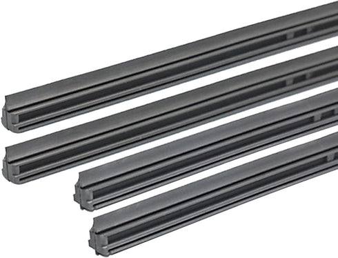 Pack-4 Windshield Wiper Blades Refills, 34In Frameless Windshield Wiper Rubber Strips, Adjustable Car Windscreen Wiper Rubber Strips, Wiper Blades...
