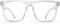 GLINDAR Blue Light Blocking Glasses for Women Men Oversized Square Computer Glasses Reduce Eye Strain Clear...
