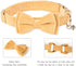 Dog Bowtie Collars, Cute Soft Velvet Dog Collar with Bow Tie, Safety Metal Buckle, Adjustable Collars for Boy and Girl Dogs Pets....